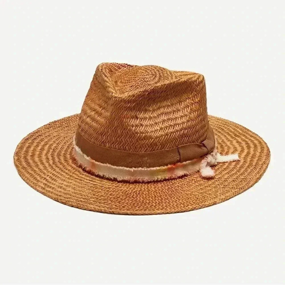 NWT WYETH HUSTON PANAMA HAT BOHO/FESTIVAL - Picture 1 of 8